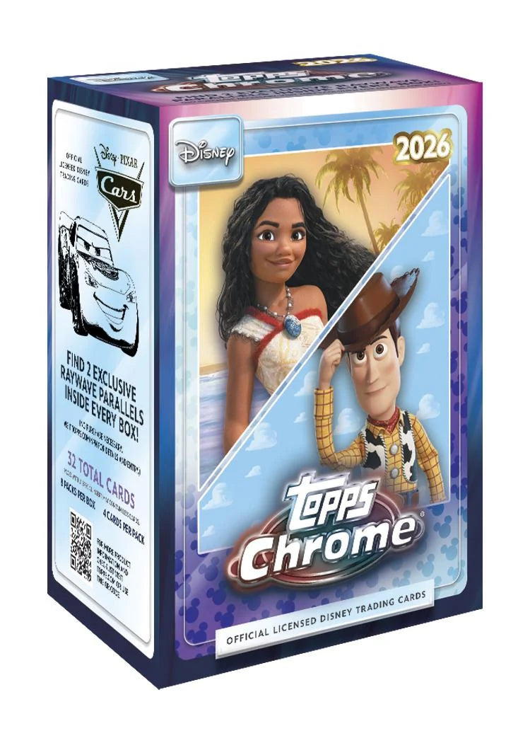 DRAFT - 2026 Topps Disney Chrome Blaster 40-Box Case | Presell