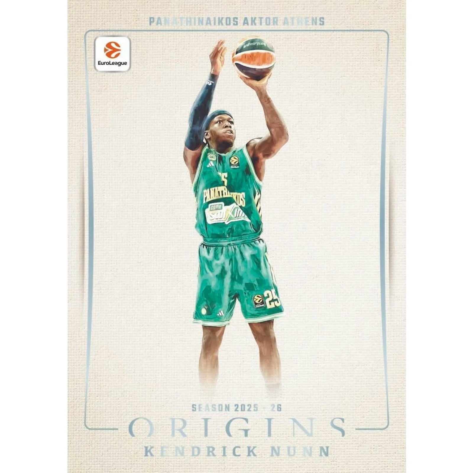 DRAFT - Presell 2025/26 Panini Origins EuroLeague Basketball Hobby Box (Presell) Releases Jun. 17th, 2026