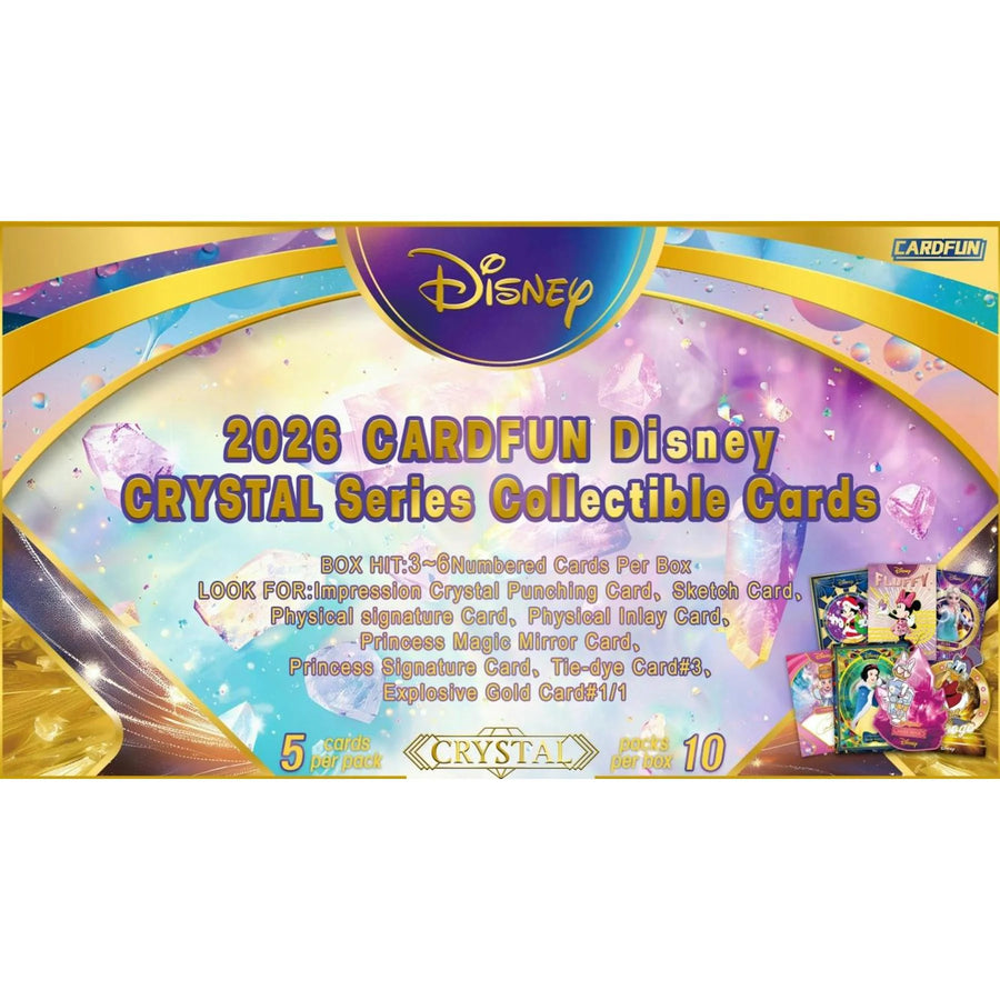 DRAFT - 2026 Card.Fun Disney Crystal Hobby Box | Presell