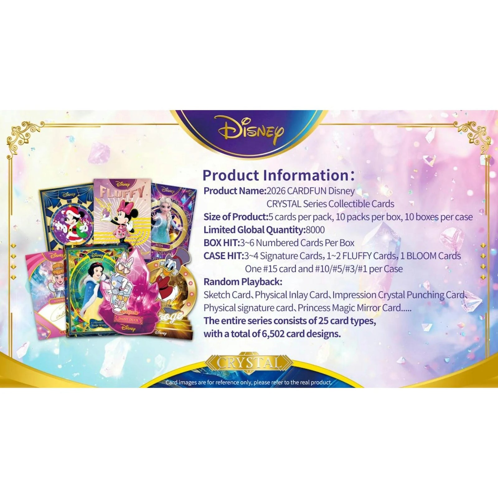 DRAFT - 2026 Card.Fun Disney Crystal Hobby Box | Presell