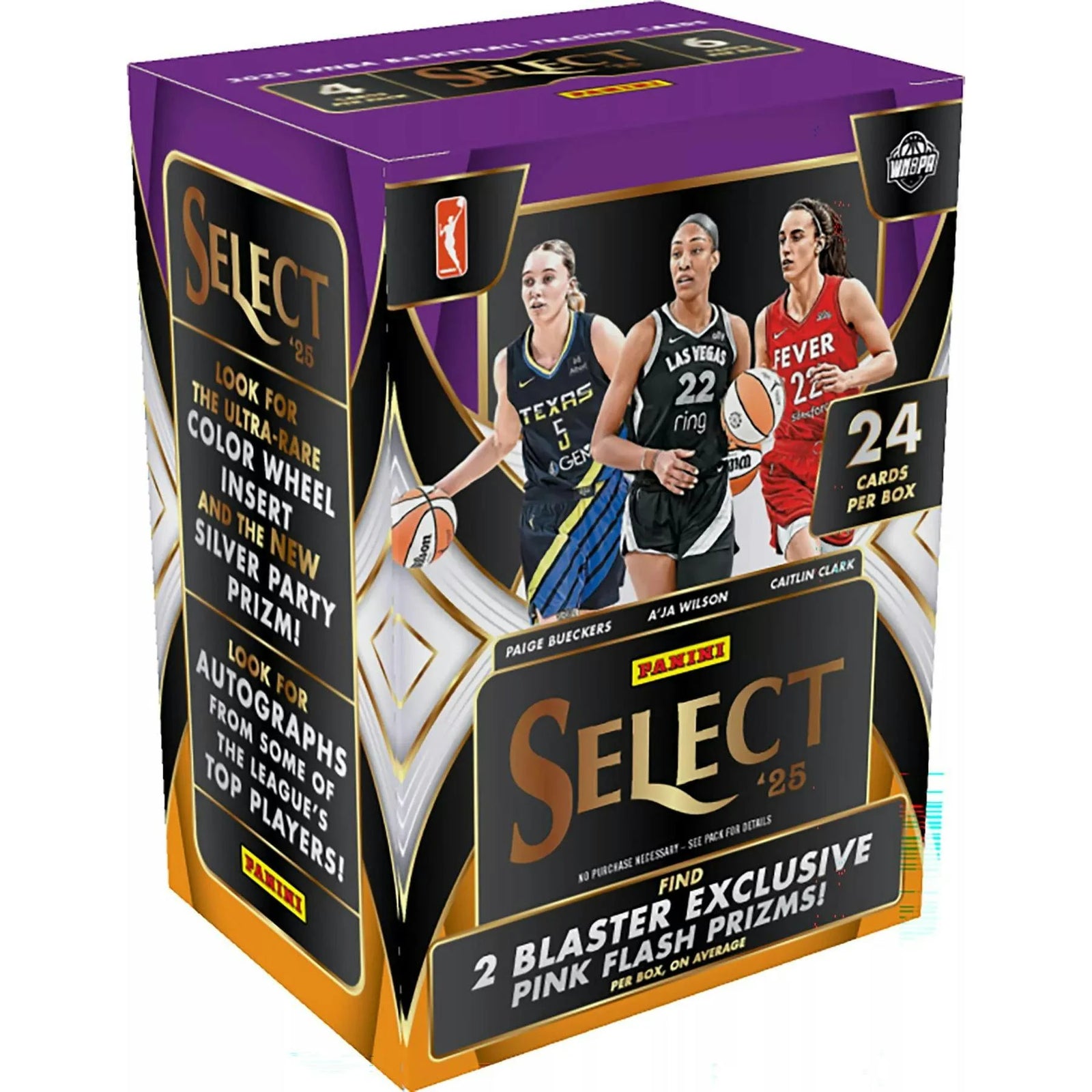 DRAFT - 2025 Panini Select WNBA Basketball Blaster Box (Presell) $39.95 Add to Cart
