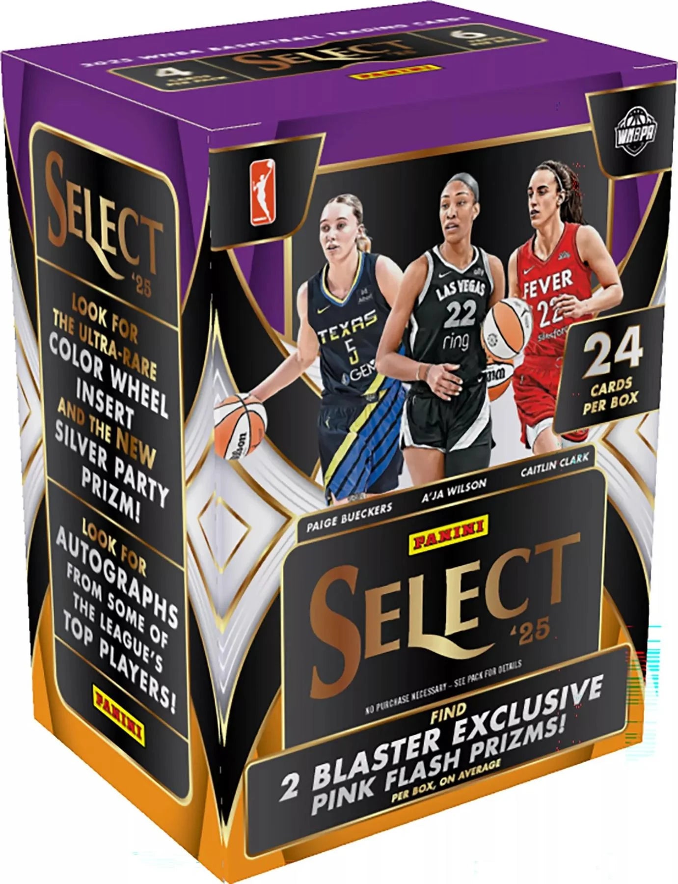 DRAFT - 2025 Panini Select WNBA Basketball Blaster Box (Presell) $39.95 Add to Cart