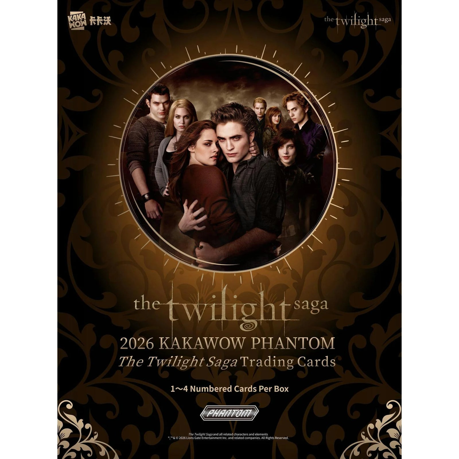 DRAFT - 2026 Kakawow Phantom The Twilight Saga Hobby 10-Box Case | Presell