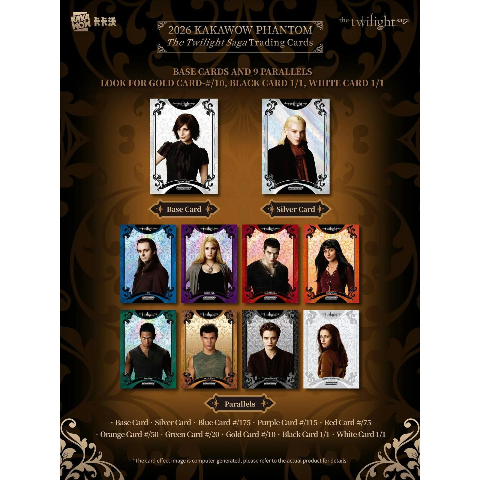 DRAFT - 2026 Kakawow Phantom The Twilight Saga Hobby 10-Box Case | Presell
