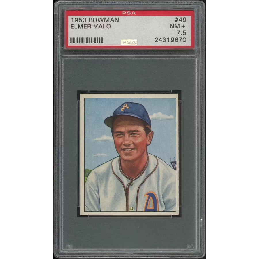 1950 Bowman Baseball #49 Elmer Valo | PAS 7.5 NM+