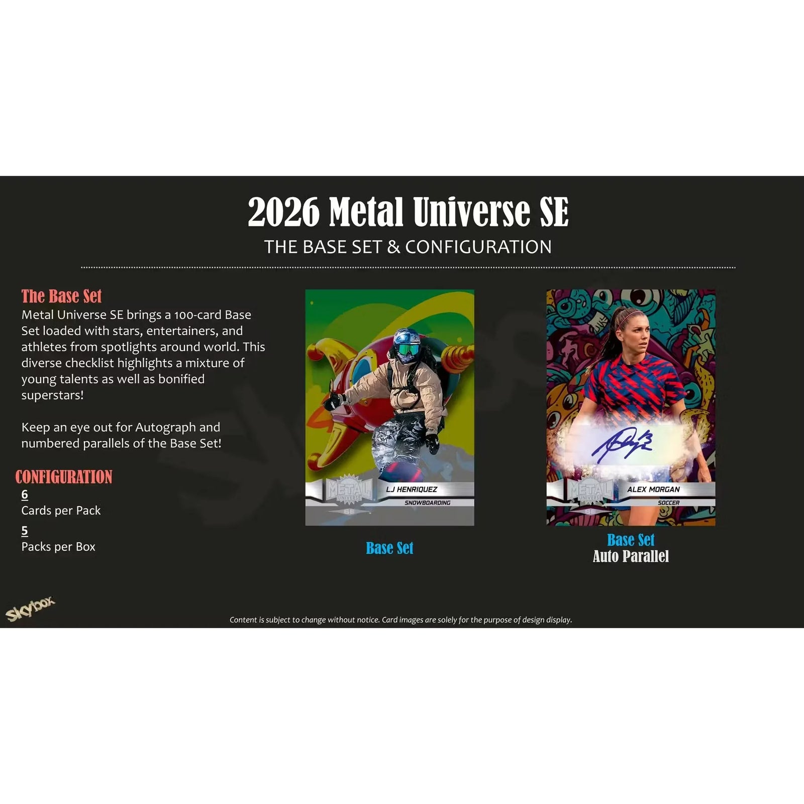 2026 Upper Deck Metal Universe SE Blaster 20-Box Case | Presell (Ships Sealed Only)