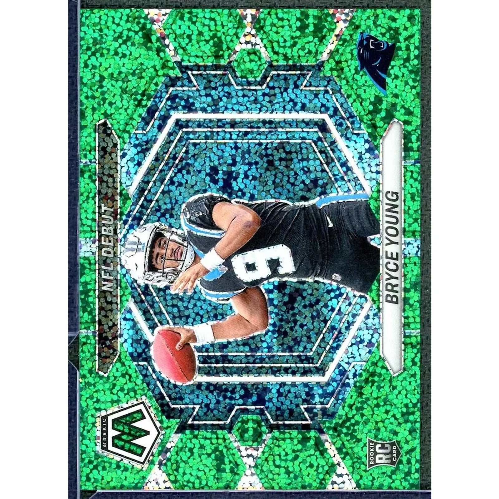 Bryce Young 2023 Panini Mosaic Green Sparkle Rookie Card | #ND-2