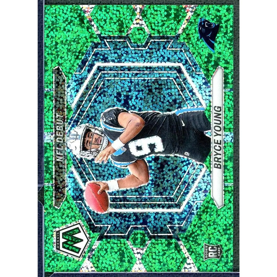 Bryce Young 2023 Panini Mosaic Green Sparkle Rookie Card | #ND-2