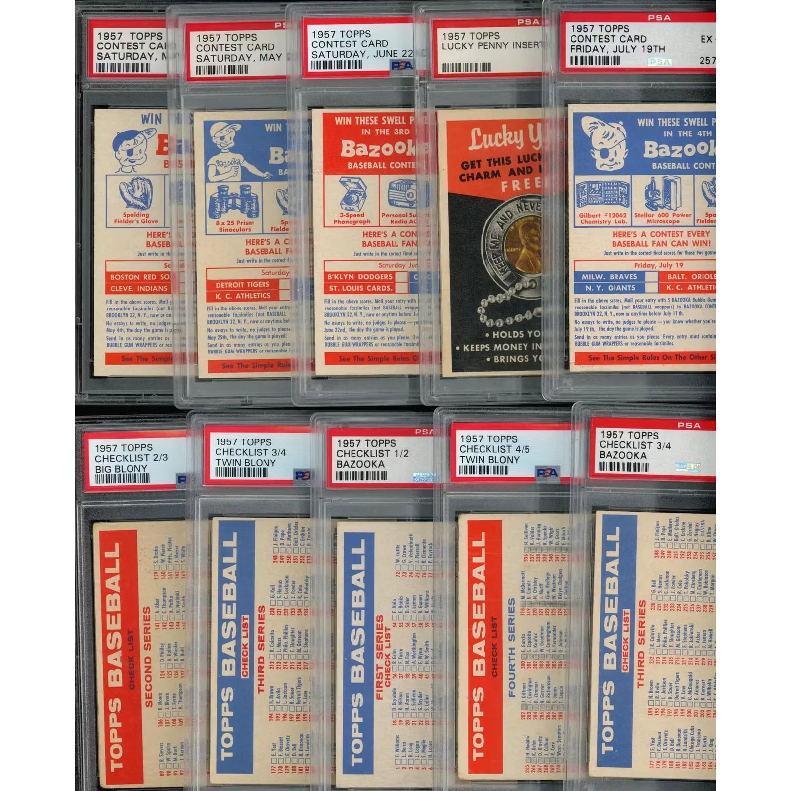 1957 Topps Baseball Graded Edition Hobby Box | PSA Certified (Ships Sealed Only)