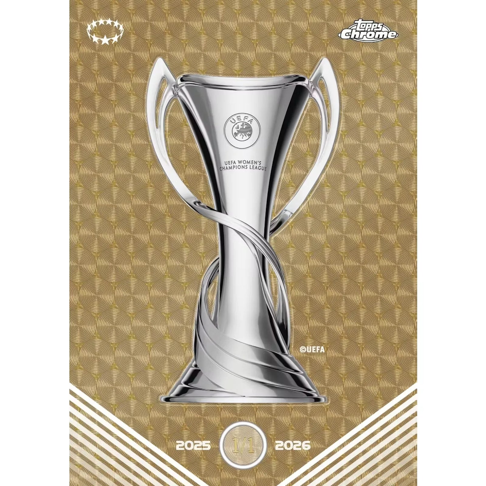DRAFT - 2025/26 Topps Chrome Women's UEFA Champions League Hobby Box | Presell