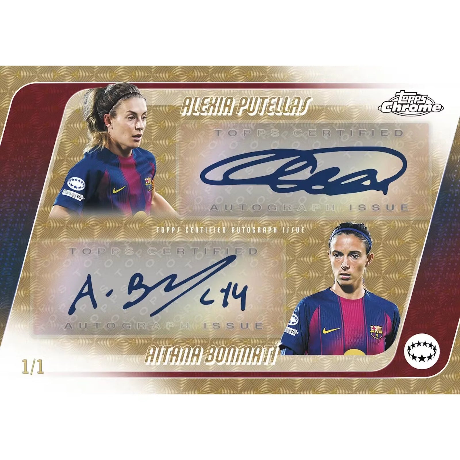 DRAFT - 2025/26 Topps Chrome Women's UEFA Champions League Hobby Box | Presell