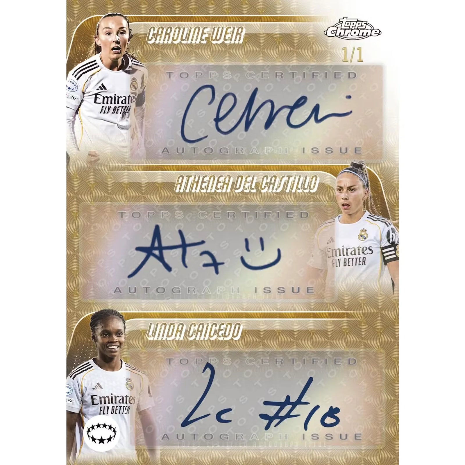 DRAFT - 2025/26 Topps Chrome Women's UEFA Champions League Hobby Box | Presell