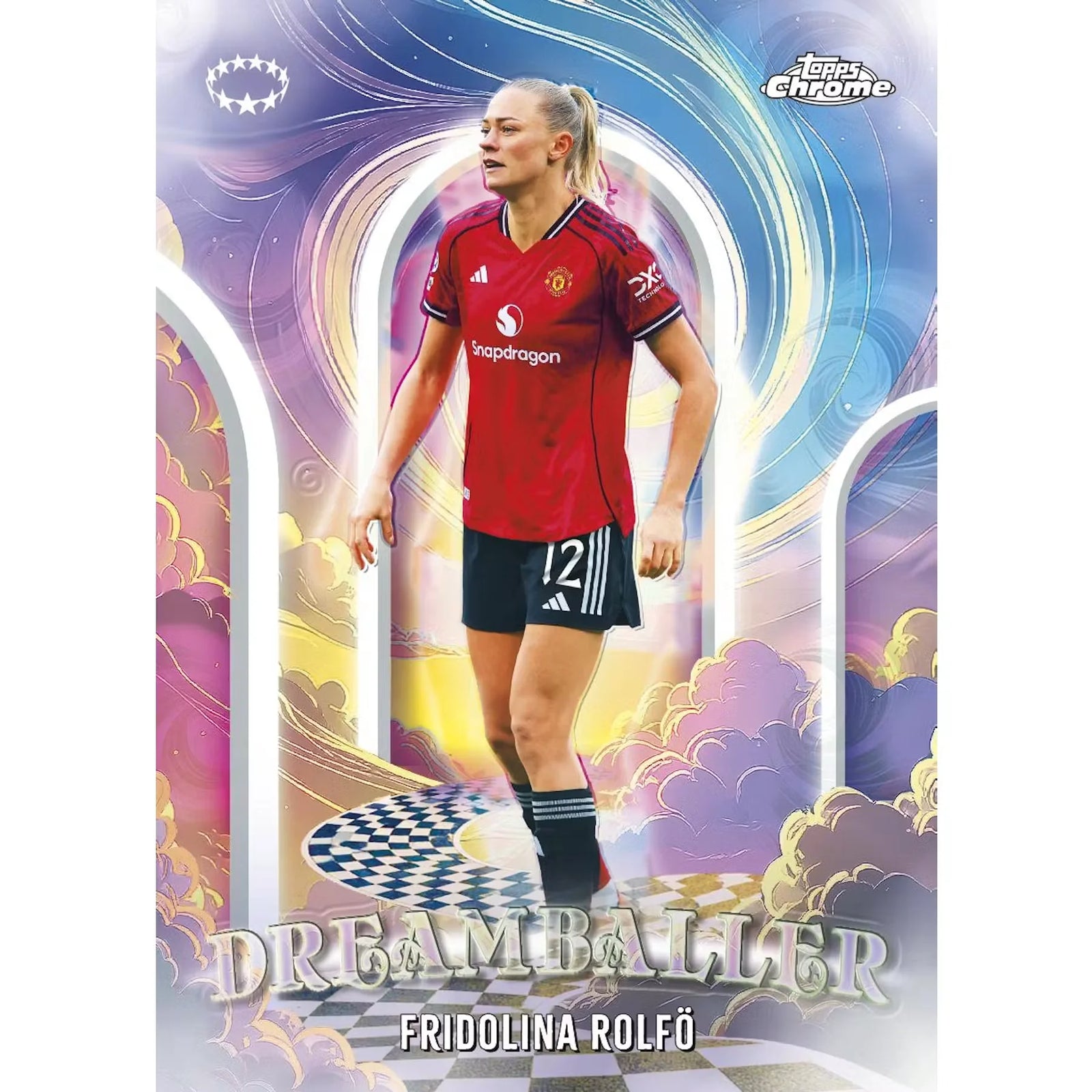 DRAFT - 2025/26 Topps Chrome Women's UEFA Champions League Soccer Hobby 12-Box Case | Presell
