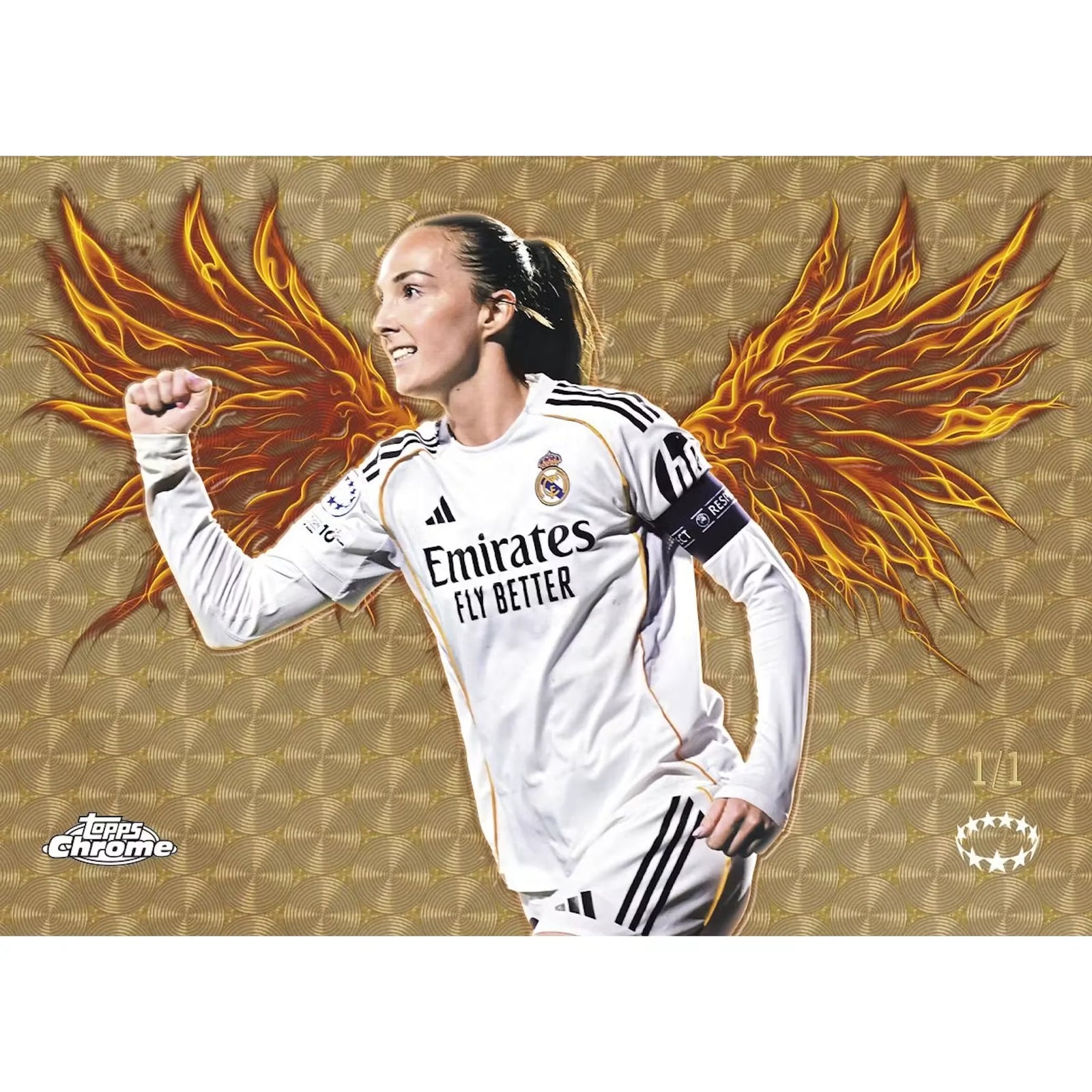 DRAFT - 2025/26 Topps Chrome Women's UEFA Champions League Soccer Hobby 12-Box Case | Presell