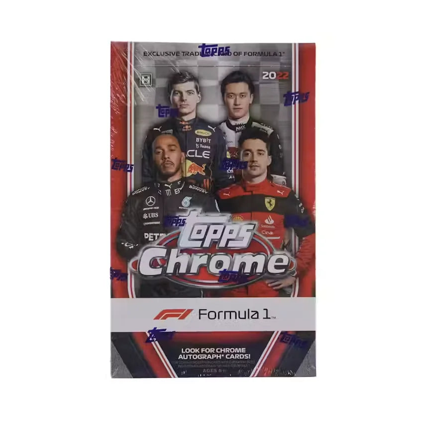 2022 Topps Chrome F1 Formula 1 Hobby Box (Ships Sealed Only)