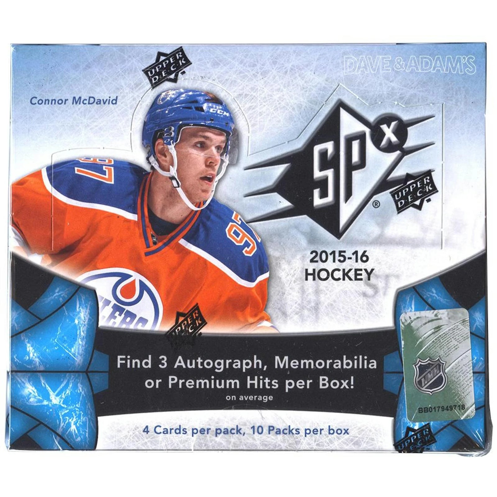DRAFT - Just In 2015/16 Upper Deck SPx Hockey Hobby Box