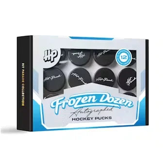 2025-26 Hit Parade Autographed Hockey Puck Series 12 Hobby Box - FROZEN DOZEN Edition