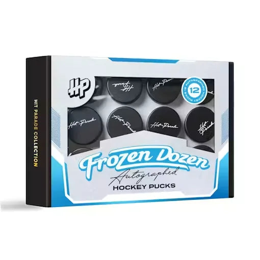 2025-26 Hit Parade Autographed Hockey Puck Series 12 Hobby Box - FROZEN DOZEN Edition