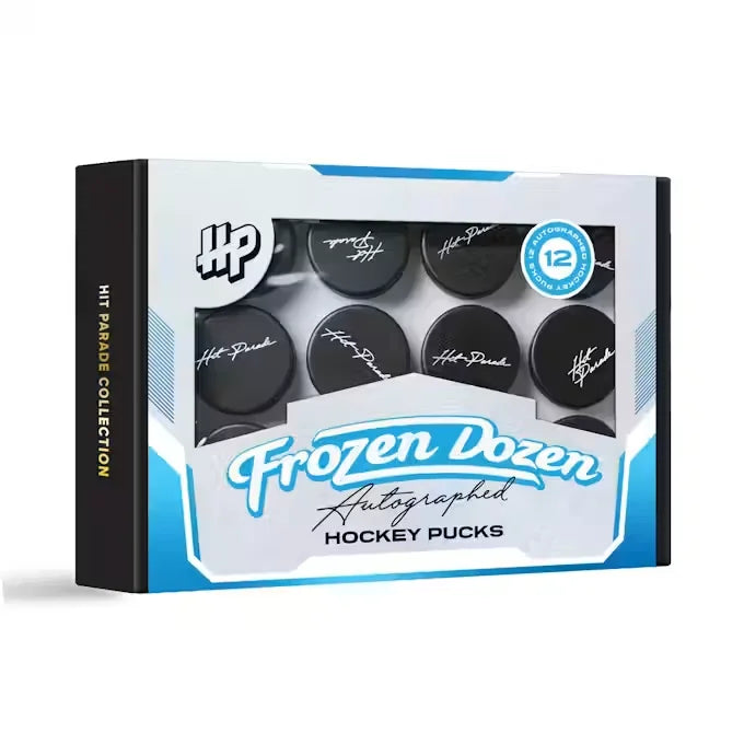 2025-26 Hit Parade Autographed Hockey Puck Series 12 Hobby Box - FROZEN DOZEN Edition