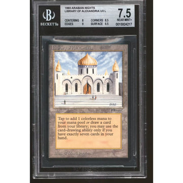 Library of Alexandria Magic the Gathering Arabian Nights | BGS 7.5