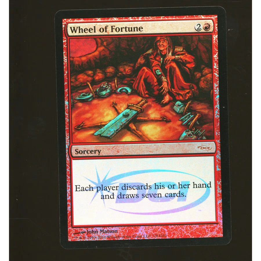 Magic the Gathering Judge Promo Foil Wheel of Fortune | Lightly Played