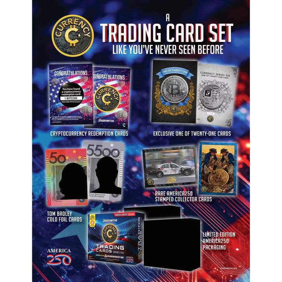 2026 Cardsmiths Currency Trading Cards Series 6 Mega 24 Box Case Presell