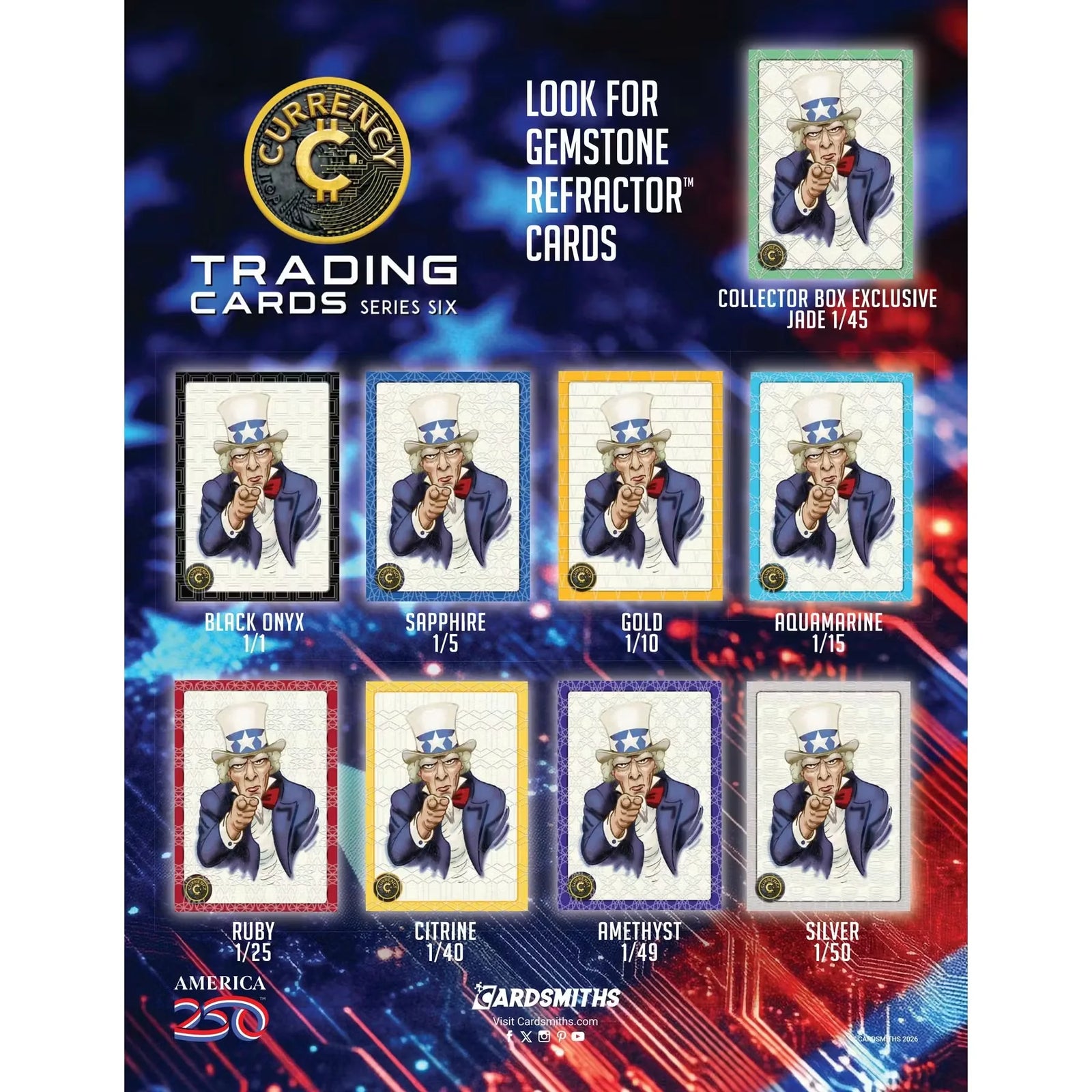 2026 Cardsmiths Currency Trading Cards Series 6 Collector Box (Presell)