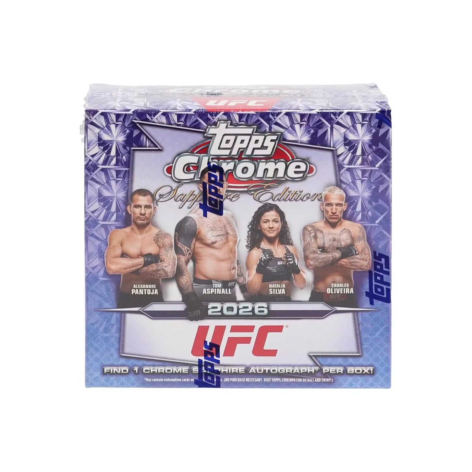 2026 Topps Chrome UFC Sapphire Edition Box (Ships Sealed Only)
