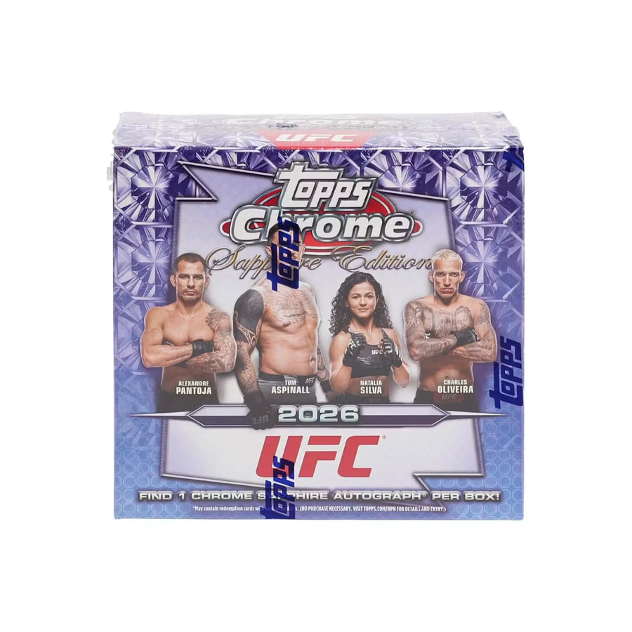 2026 Topps Chrome UFC Sapphire Edition Box (Ships Sealed Only)