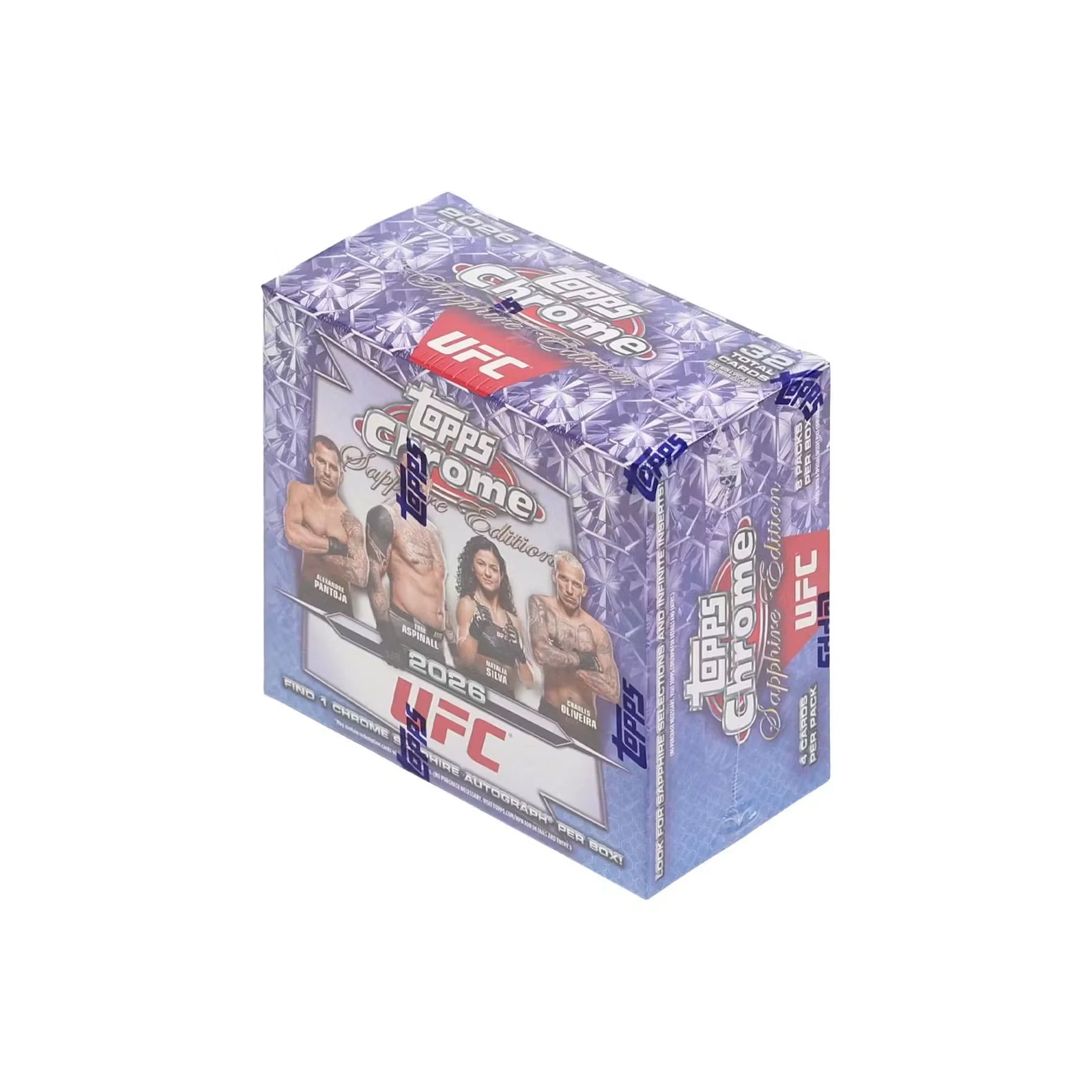2026 Topps Chrome UFC Sapphire Edition Box (Ships Sealed Only)