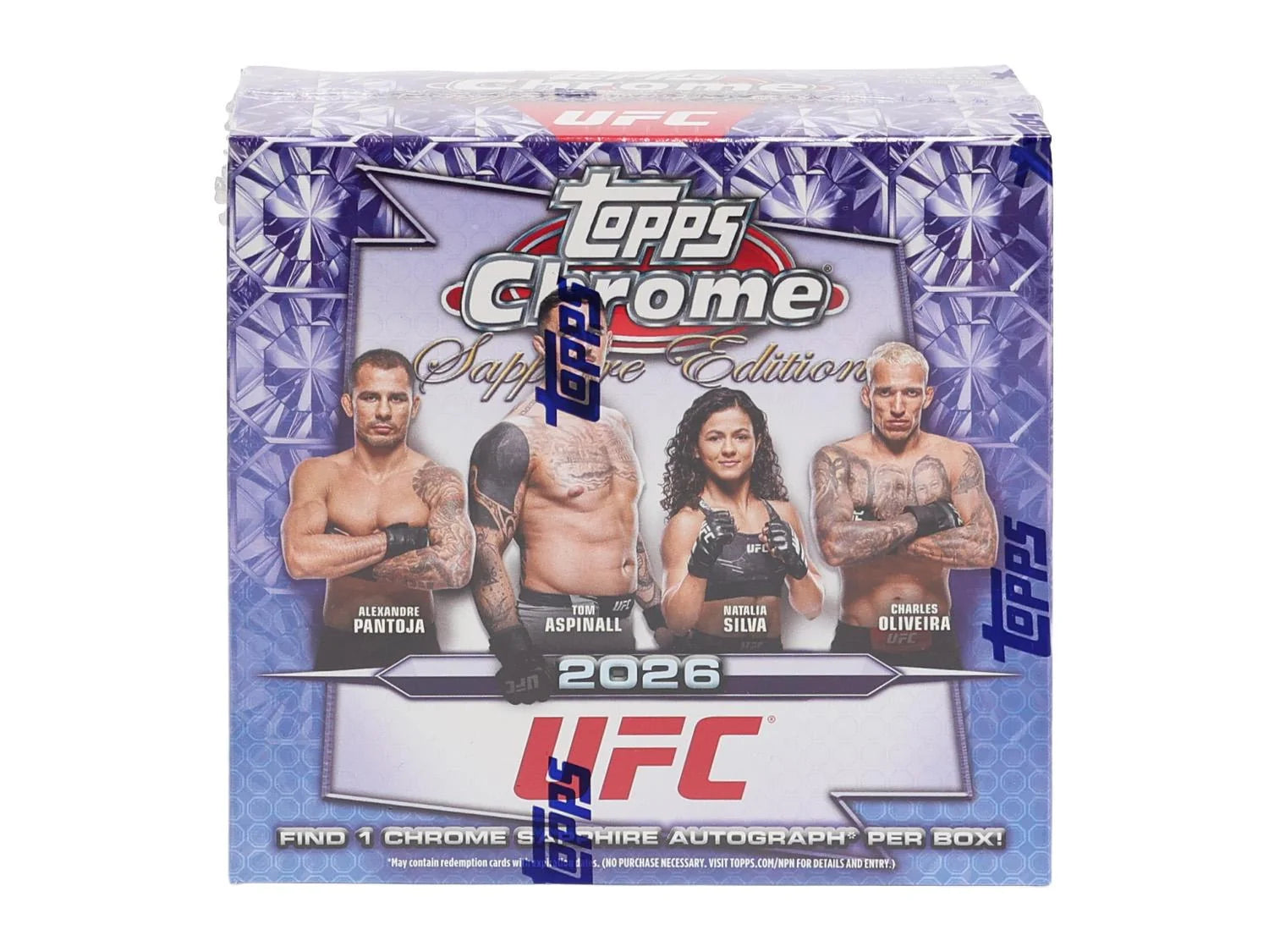 2026 Topps Chrome UFC Sapphire Edition Box (Ships Sealed Only)