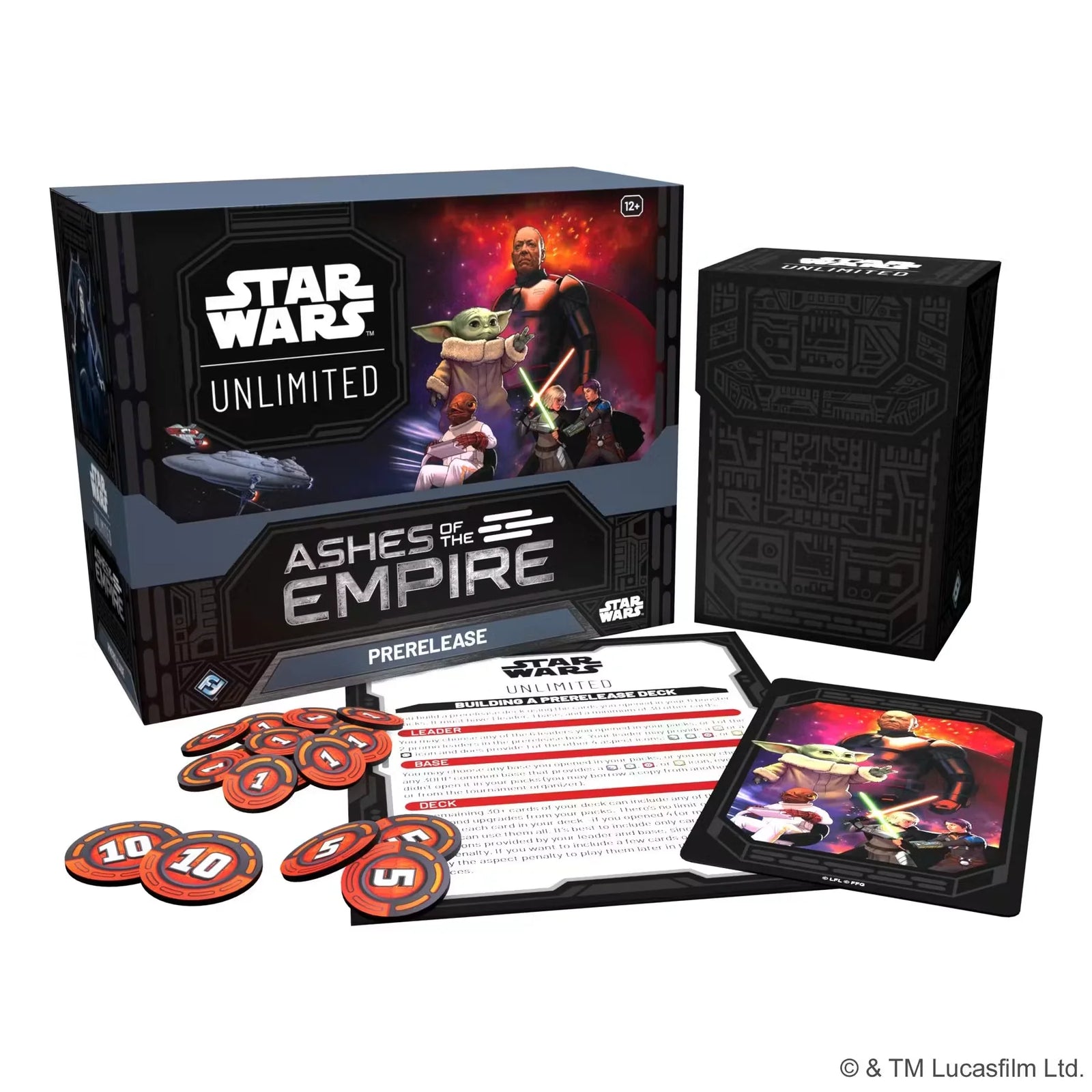 Star Wars Unlimited Ashes of the Empire Prerelease 8-Box Case