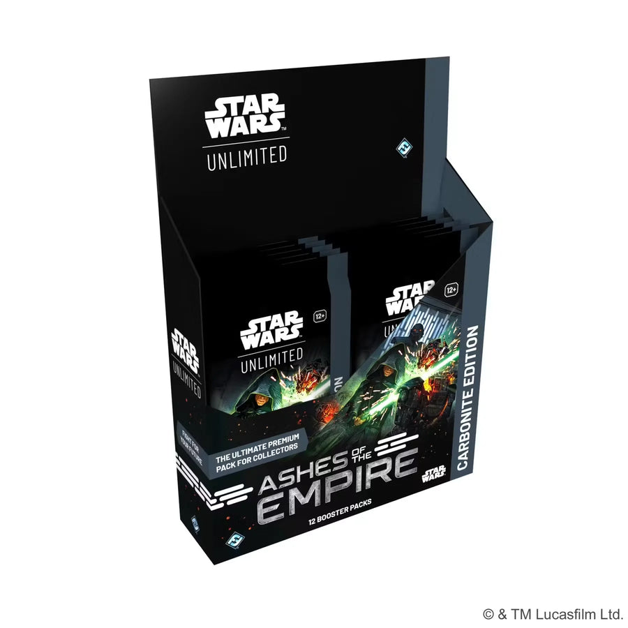 Star Wars Unlimited Ashes of the Empire Carbonite Edition 4-Box Case | Presell