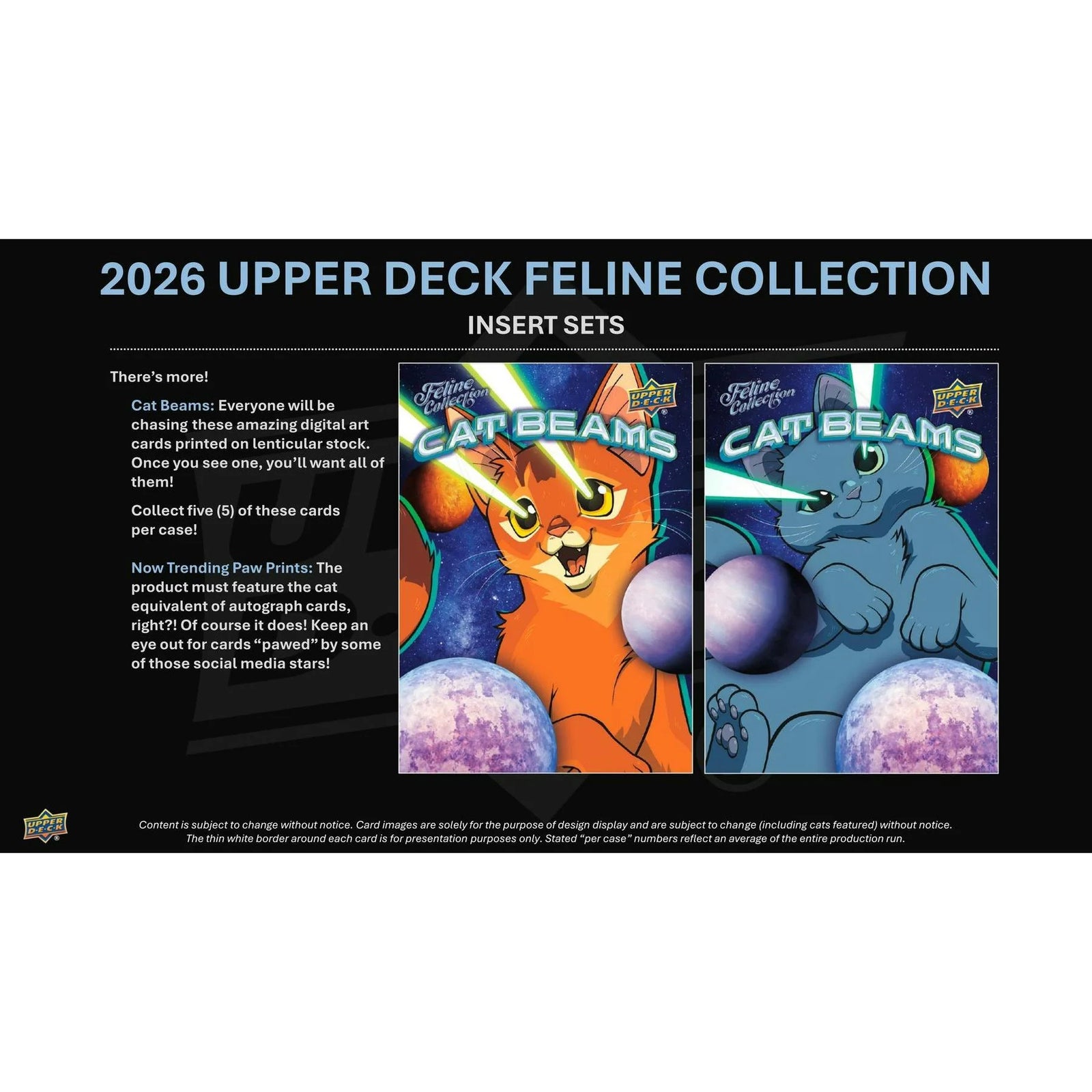 2026 Upper Deck Feline Collection Hobby Box Presell