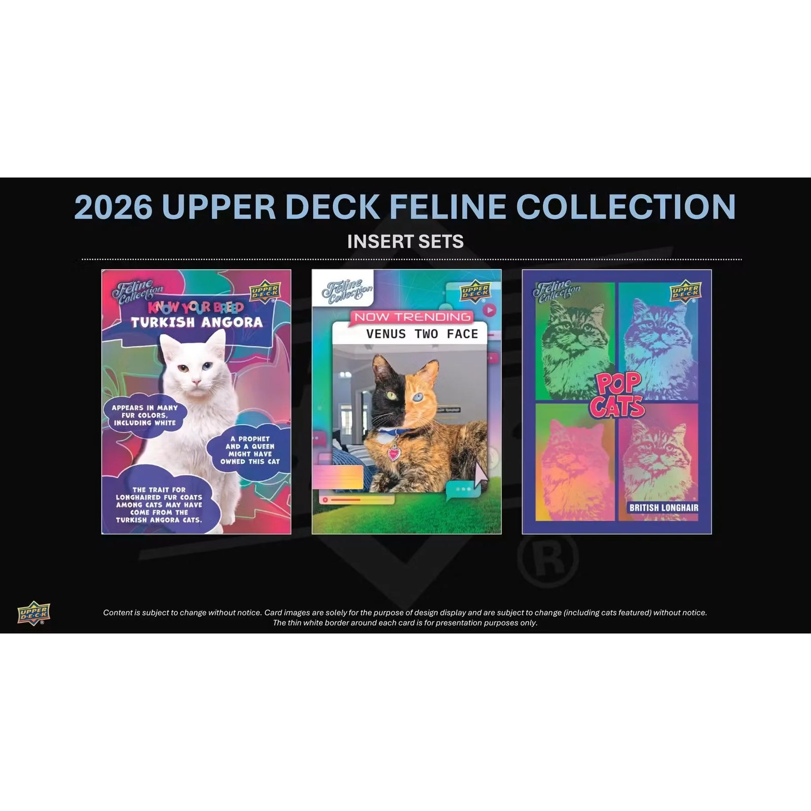 2026 Upper Deck Feline Collection Blaster 20 Box Case Presell