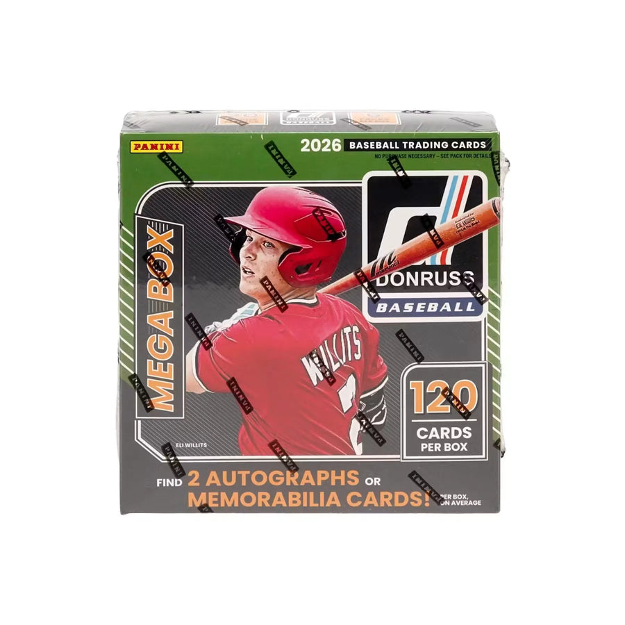 2026 Panini Donruss Baseball Mega Box (Ships Sealed Only)