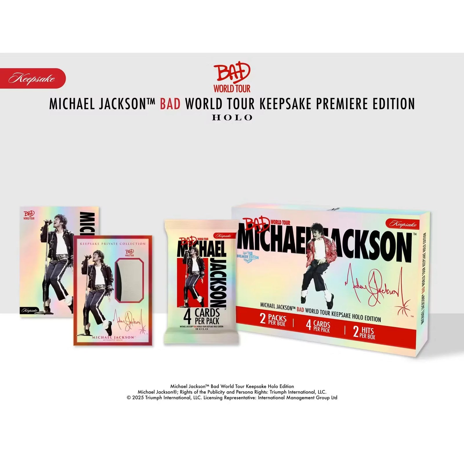 Michael Jackson Bad World Tour Keepsake Holo Edition Breaker Box 2026 Presell