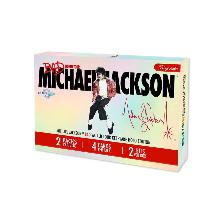 Michael Jackson Bad World Tour Keepsake Holo Edition 10 Box Case Presell