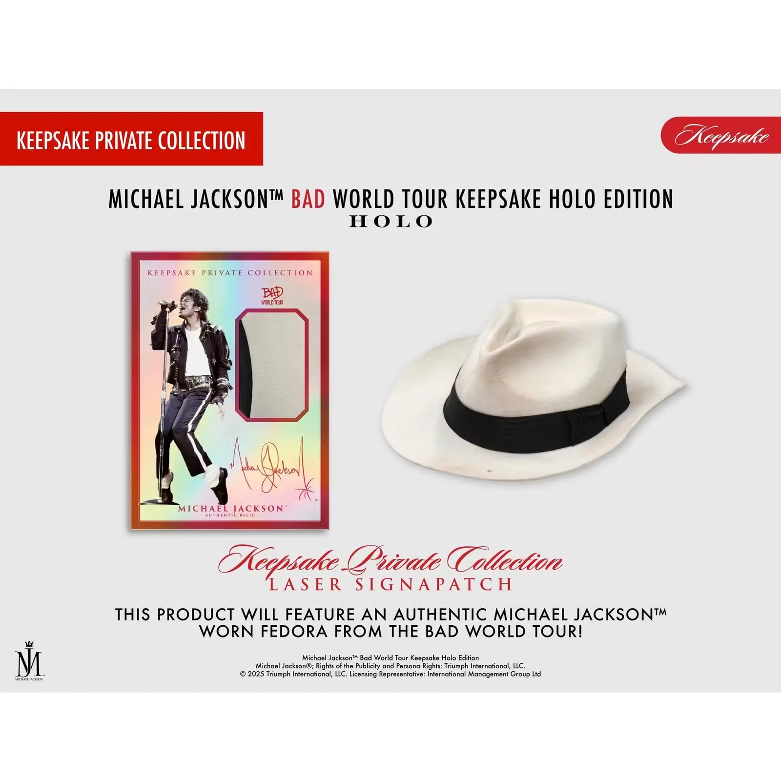 Michael Jackson Bad World Tour Keepsake Holo Edition 10 Box Case Presell