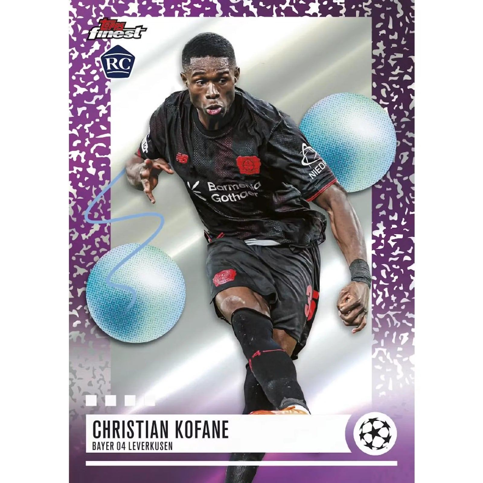 2025 26 Topps UEFA Club Competitions Finest Soccer Hobby Box Presell