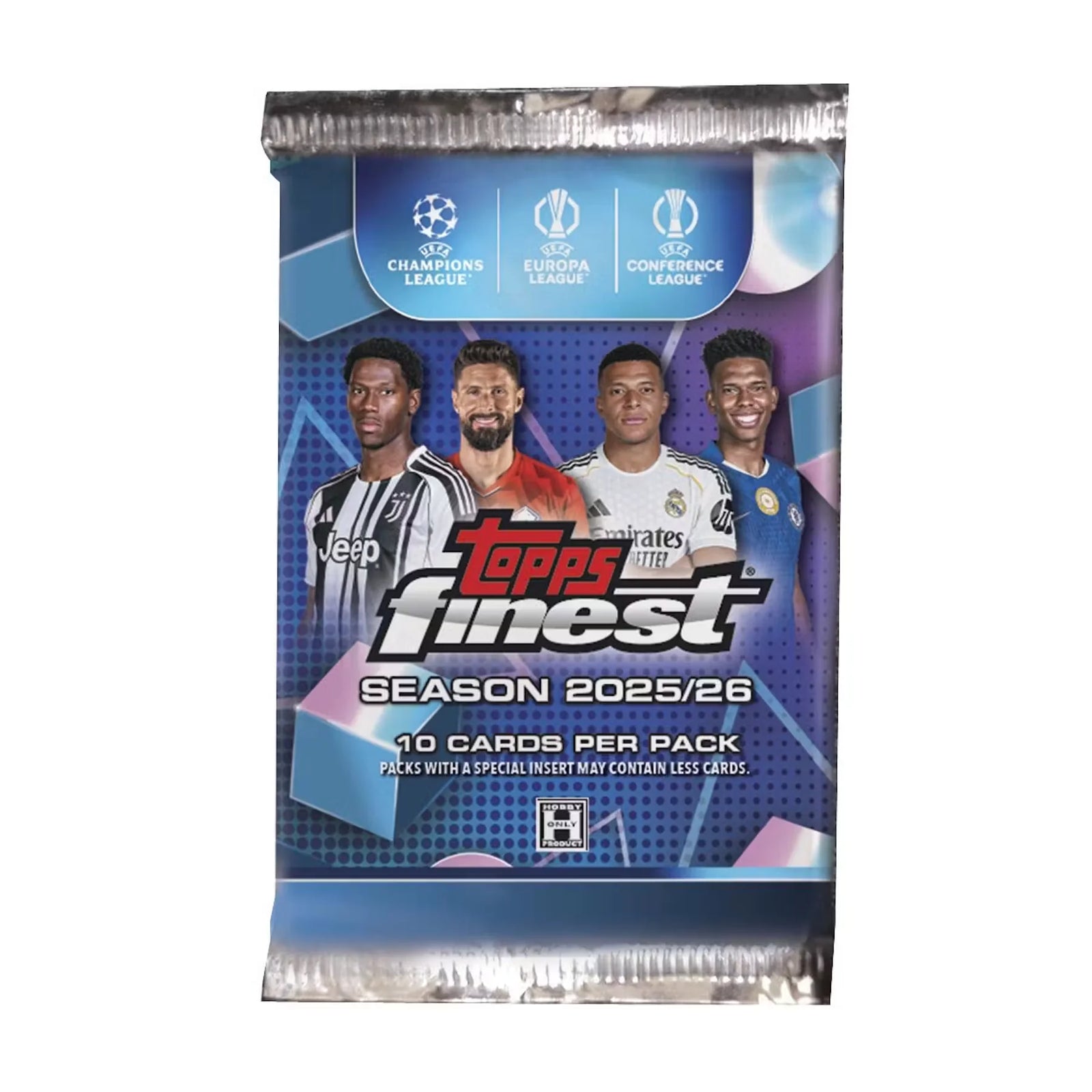 2025 26 Topps UEFA Club Competitions Finest Soccer Hobby 8 Box Case Presell