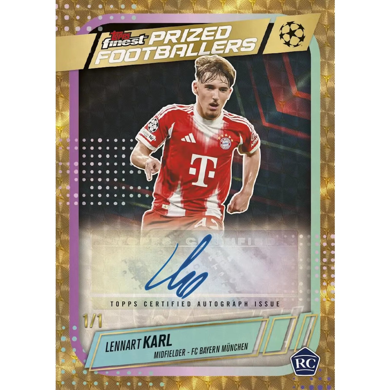 2025 26 Topps UEFA Club Competitions Finest Soccer Hobby 8 Box Case Presell
