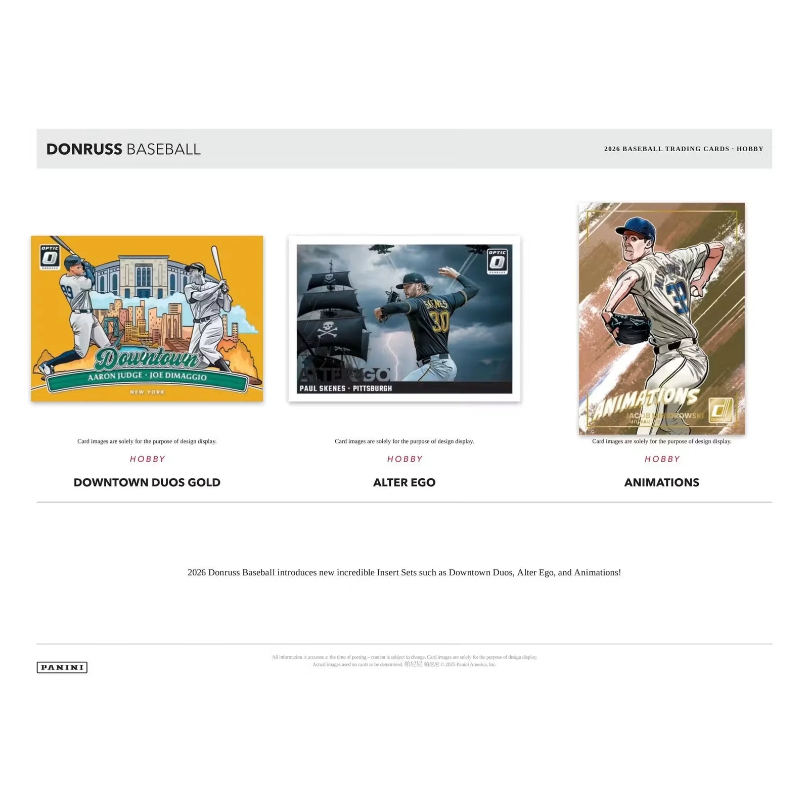2026 Panini Donruss Baseball Hobby Box Slightly Damaged (Ships Sealed Only)