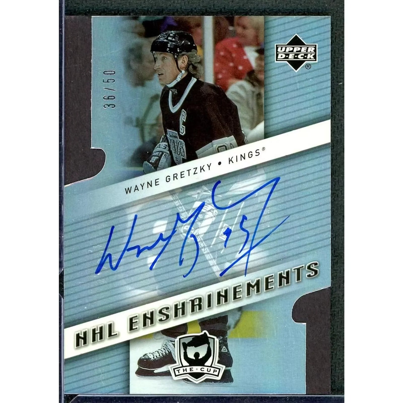 Wayne Gretzky Signed 2006-07 Upper Deck The Cup Card | NHL Enshrinements Auto/50