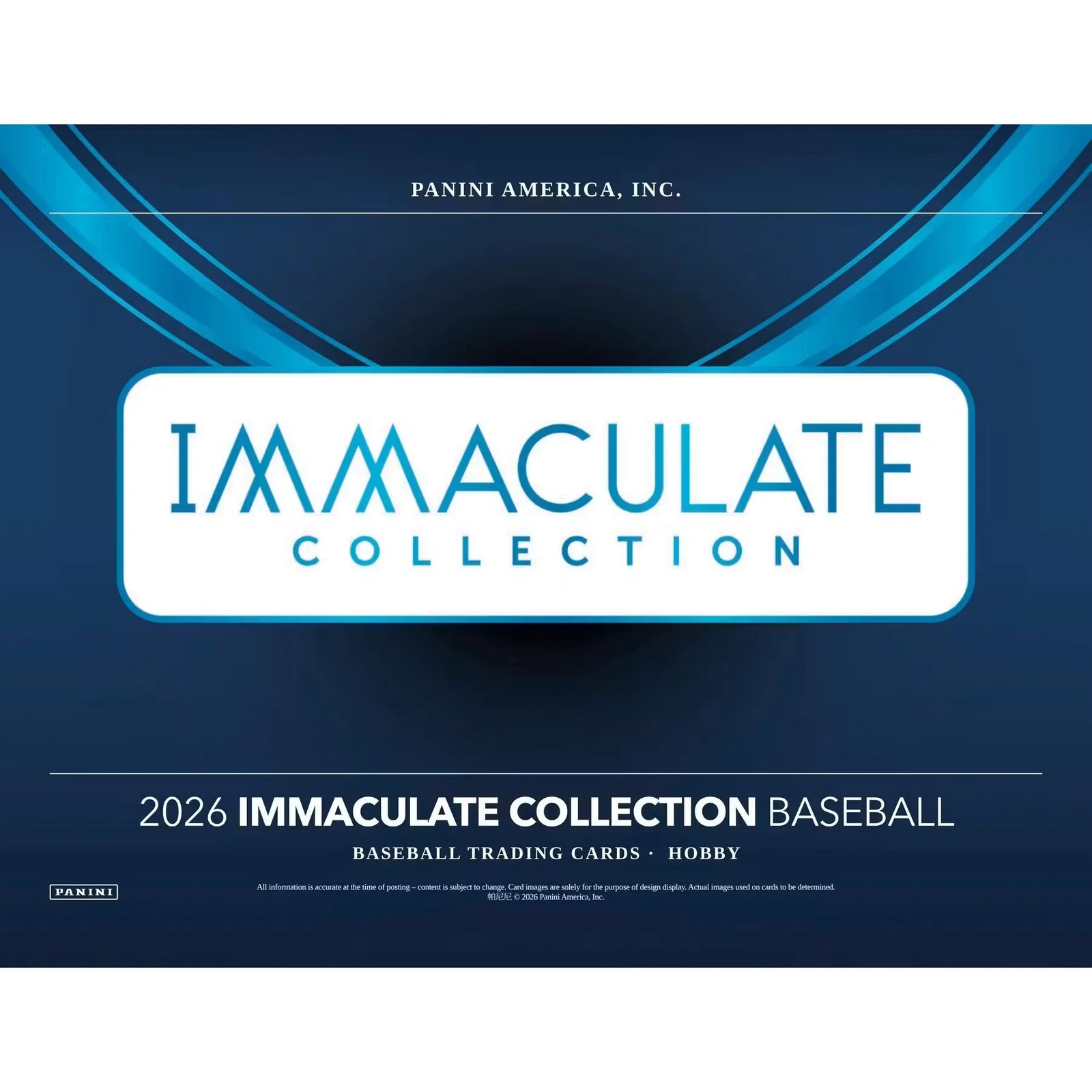 2026 Panini Immaculate Baseball Hobby 6-Box Case | Presell (Ships Sealed Only)