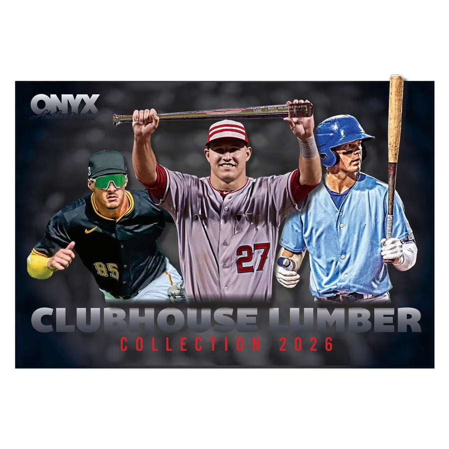 2026 Onyx Clubhouse Lumber Collection Baseball Bat Hobby Box | Presell (Ships Sealed Only)