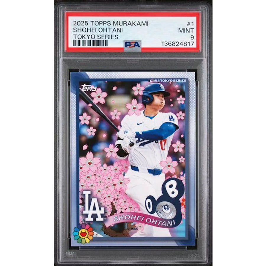 Shohei Ohtani Signed 2025 Topps Tokyo Series Card #1 | PSA 9