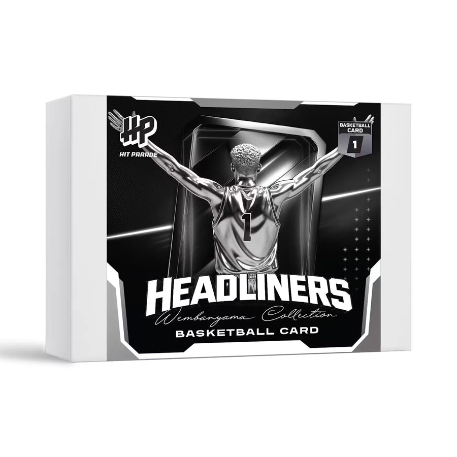 2025-26 Hit Parade Basketball Headliners Wembanyama Collection Series 1 Hobby Box (Ships Sealed Only)