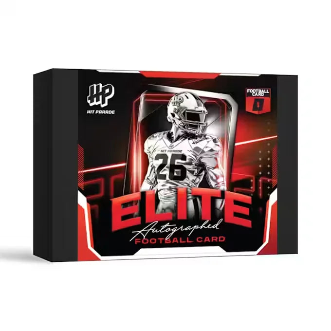 2026 Hit Parade Football Autographed Card Elite Series 2 Hobby Box (Ships Sealed Only)