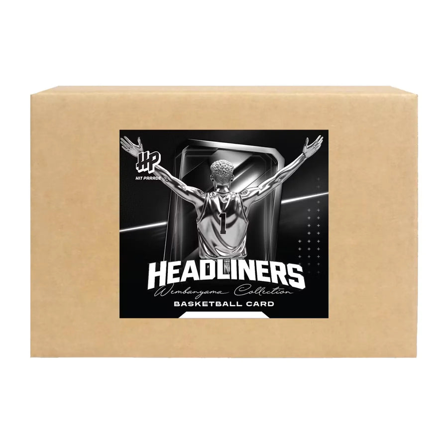 2025-26 Hit Parade Basketball Headliners Wembanyama Collection - Series 1 Hobby 10-Box Case (Ships Sealed Only)